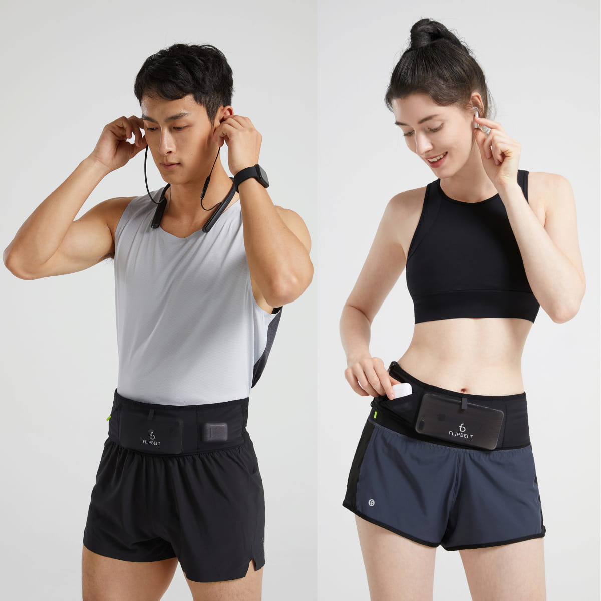 FlipBelt Air - FB0400 - BLK - XS - Black - XS - FlipBelt Sweden