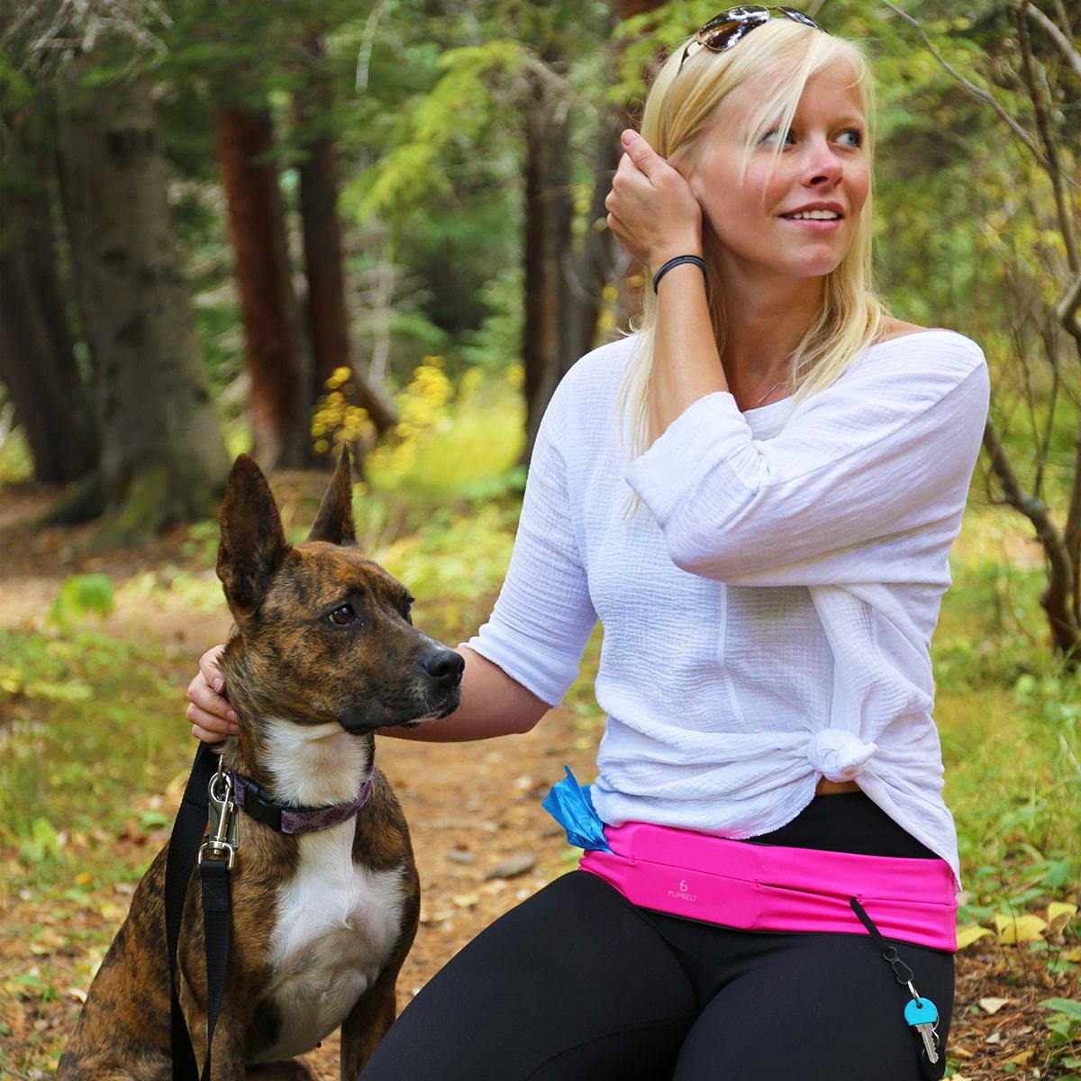 FlipBelt Classic - FB0114 - HPK - XS - PINK - XS - FlipBelt Sweden