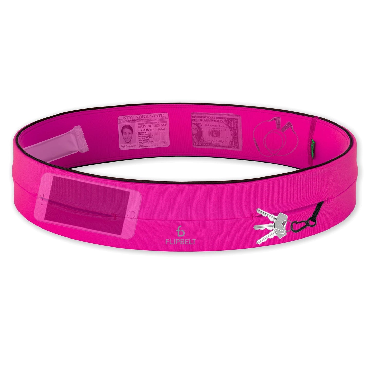 FlipBelt Classic - FB0114 - HPK - XS - PINK - XS - FlipBelt Sweden