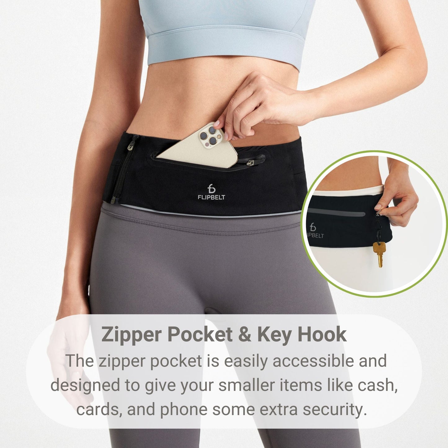 FlipBelt Elite - FB0300 - BLK - XS - XS - FlipBelt Sweden