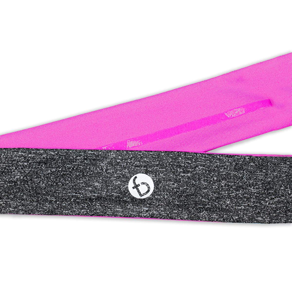 FlipBelt Headband - FBHDB1-HGHP - Heather Gray / Hot Pink - FlipBelt Sweden