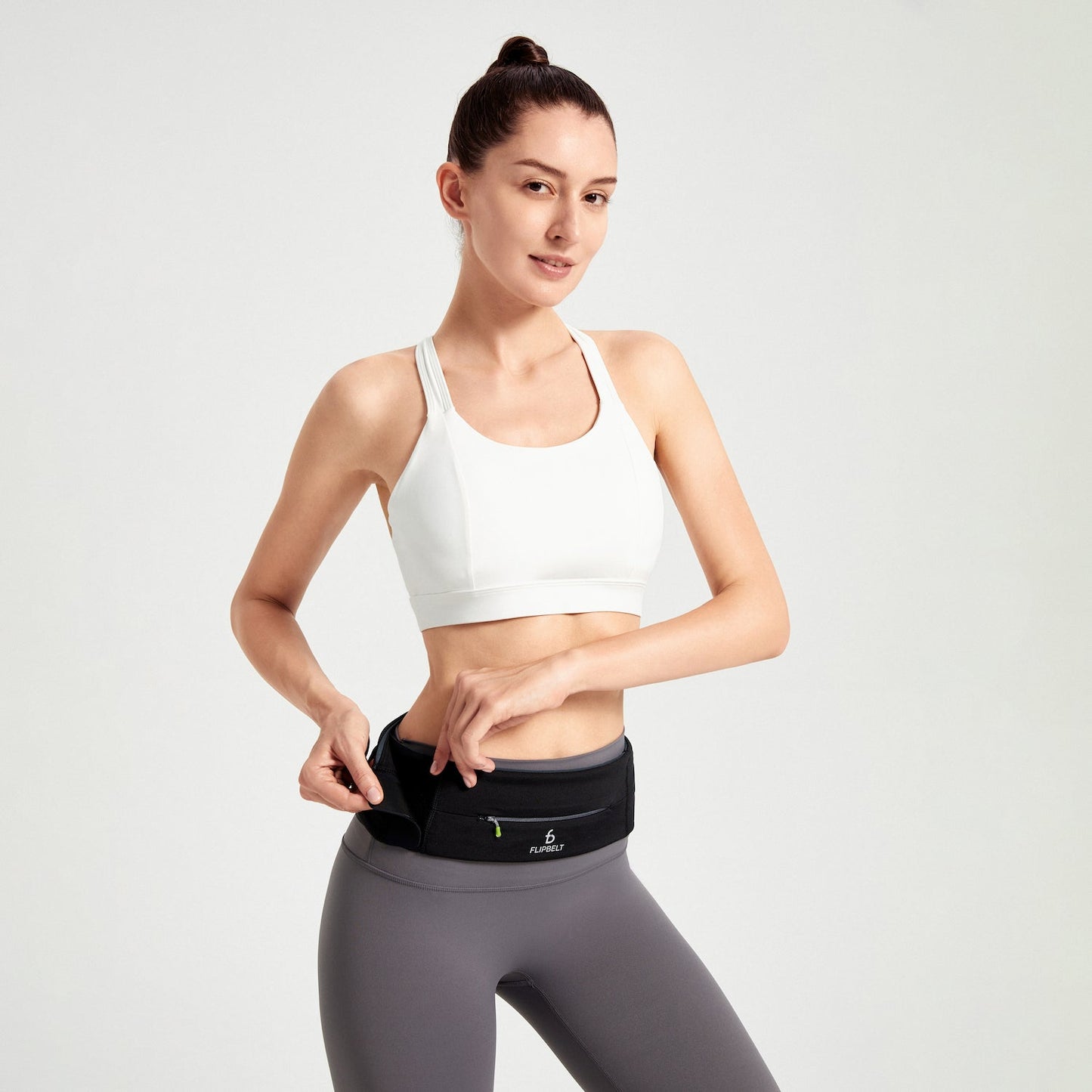 FlipBelt Zipper Adjustable - FB0250 - BLK - Black - FlipBelt Sweden