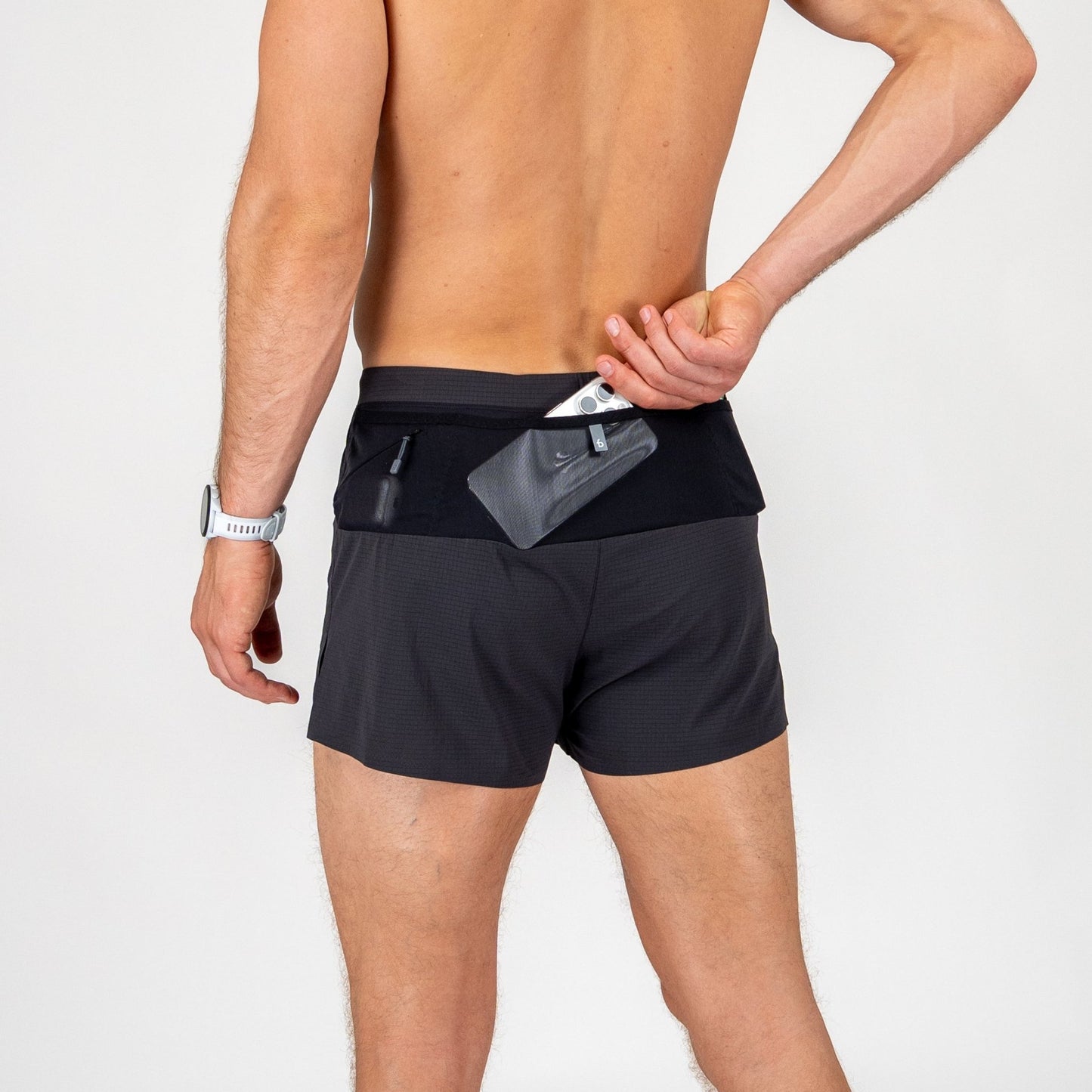 Men's Elite Running Shorts - FBMS05 - BLK - XS - Black - XS - FlipBelt Sweden
