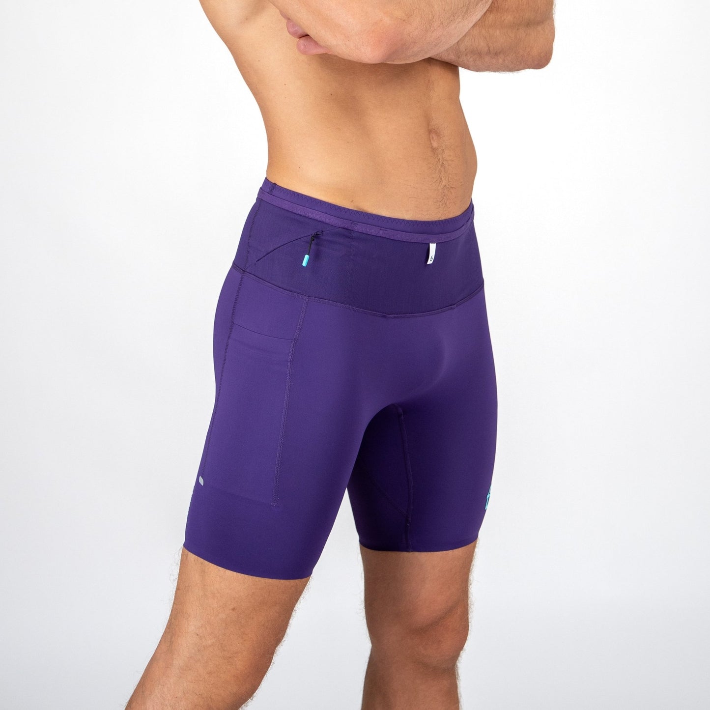 Men's Ouray Compression Short - FBMCS3 - NPL - XS - Night - Purple - XS - FlipBelt Sweden
