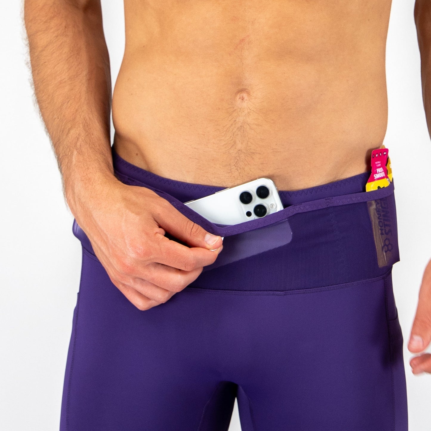 Men's Ouray Compression Short - FBMCS3 - NPL - XS - Night - Purple - XS - FlipBelt Sweden