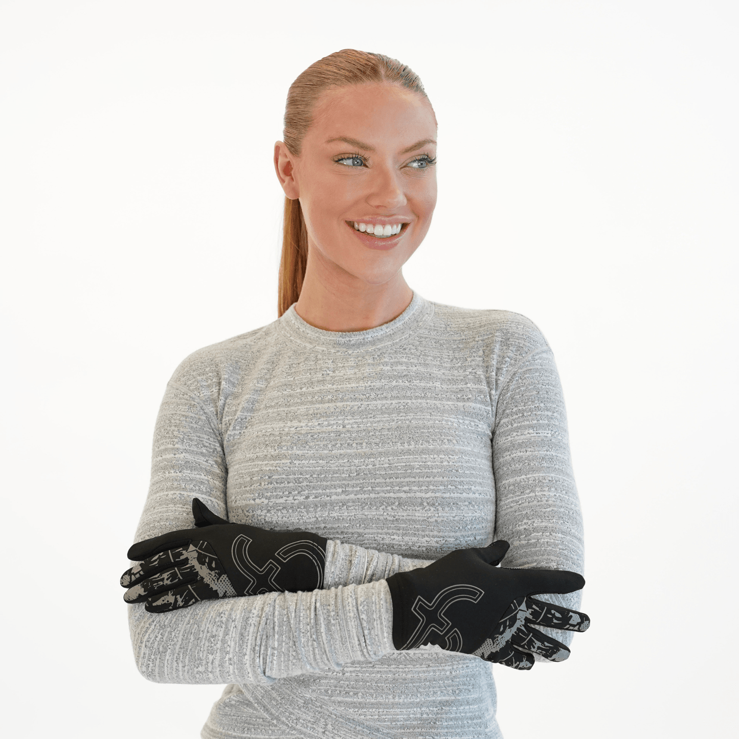 Running Gloves - FBRG02 - BLK - S - Black - S - FlipBelt Sweden