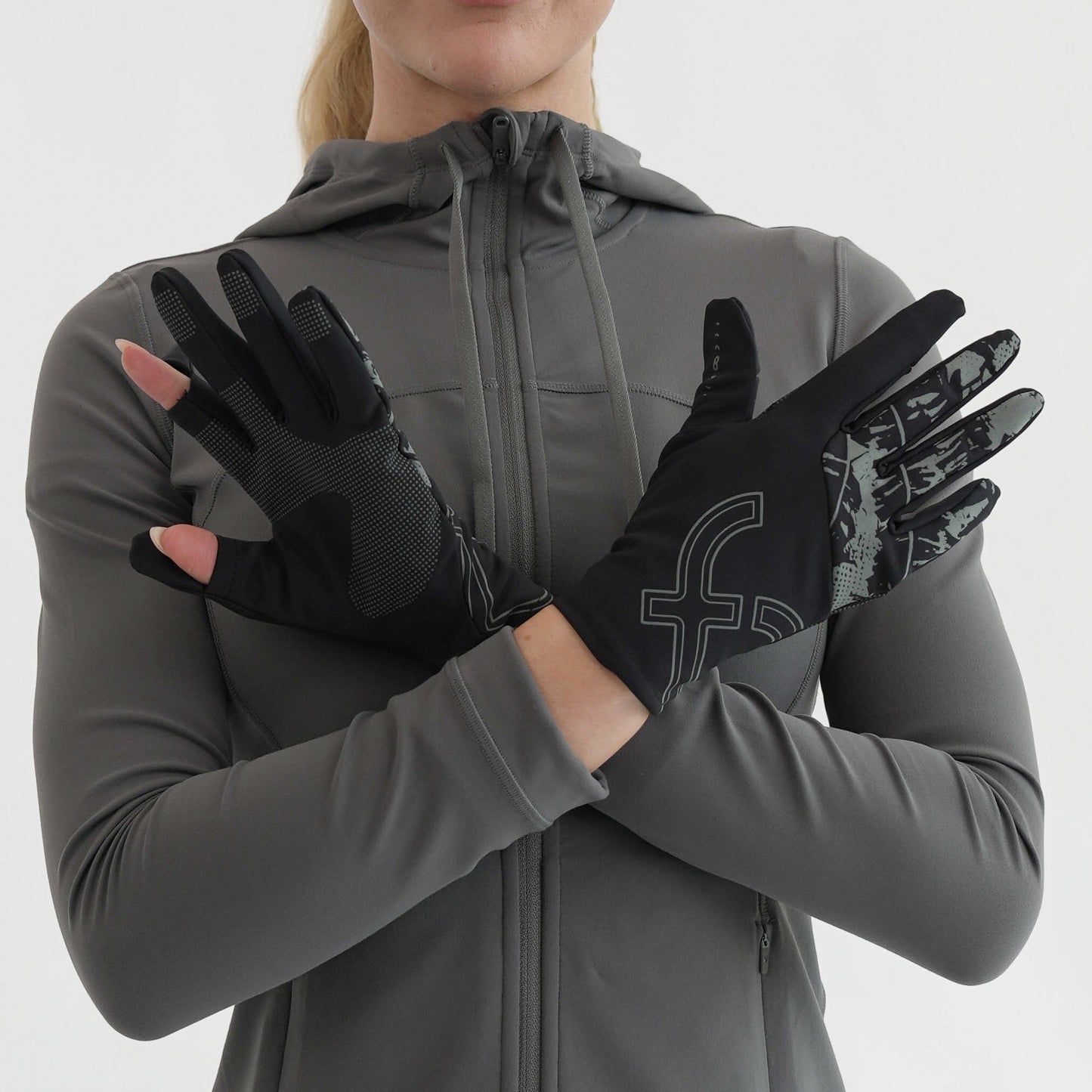 Running Gloves - FBRG02 - BLK - S - Black - S - FlipBelt Sweden