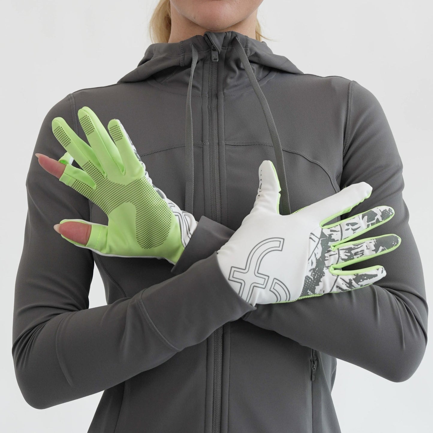 Running Gloves - FBRG02 - KLM - S - Key Lime - S - FlipBelt Sweden