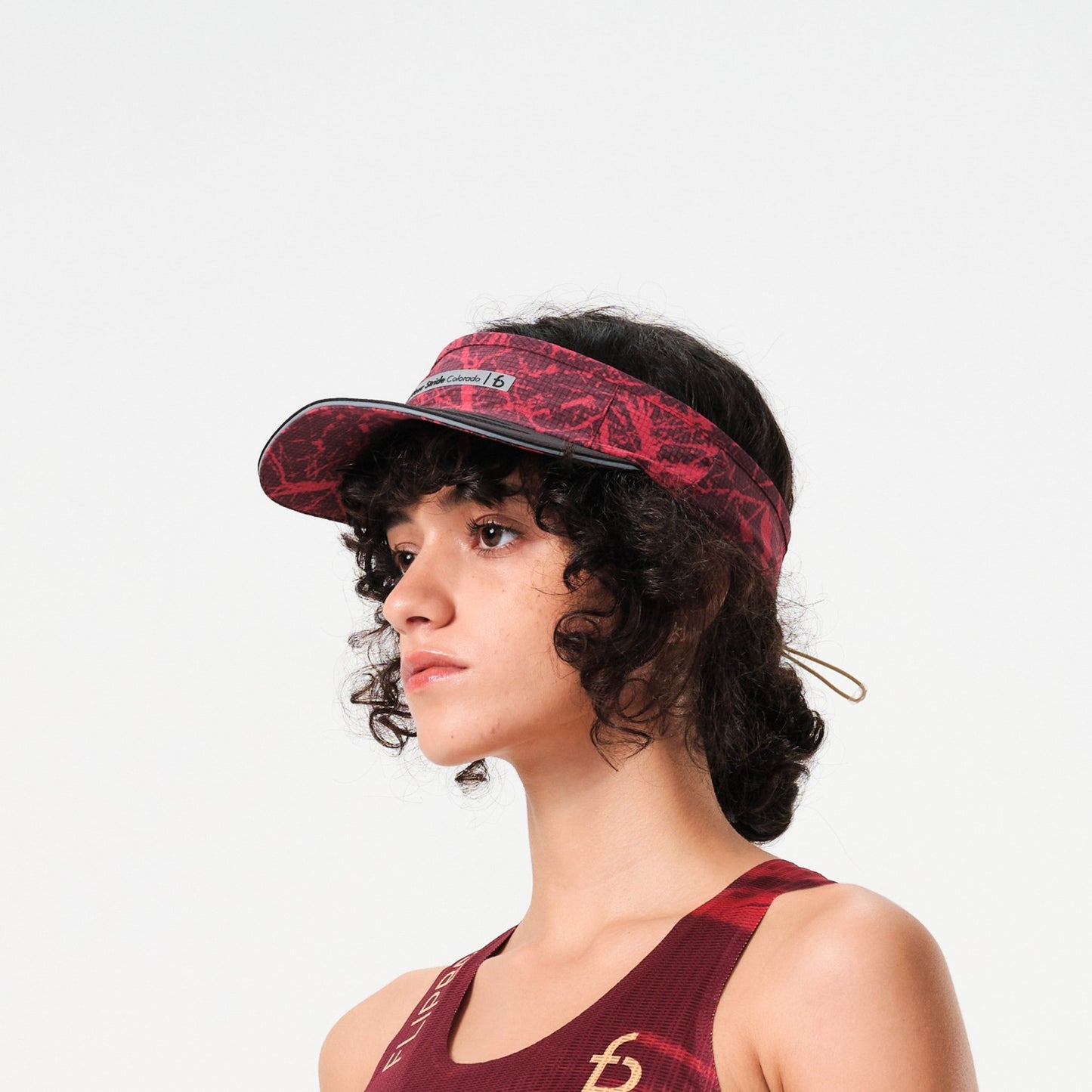 Running Visor - FBVS01 - MRD - OS - Maroon - Red - FlipBelt Sweden