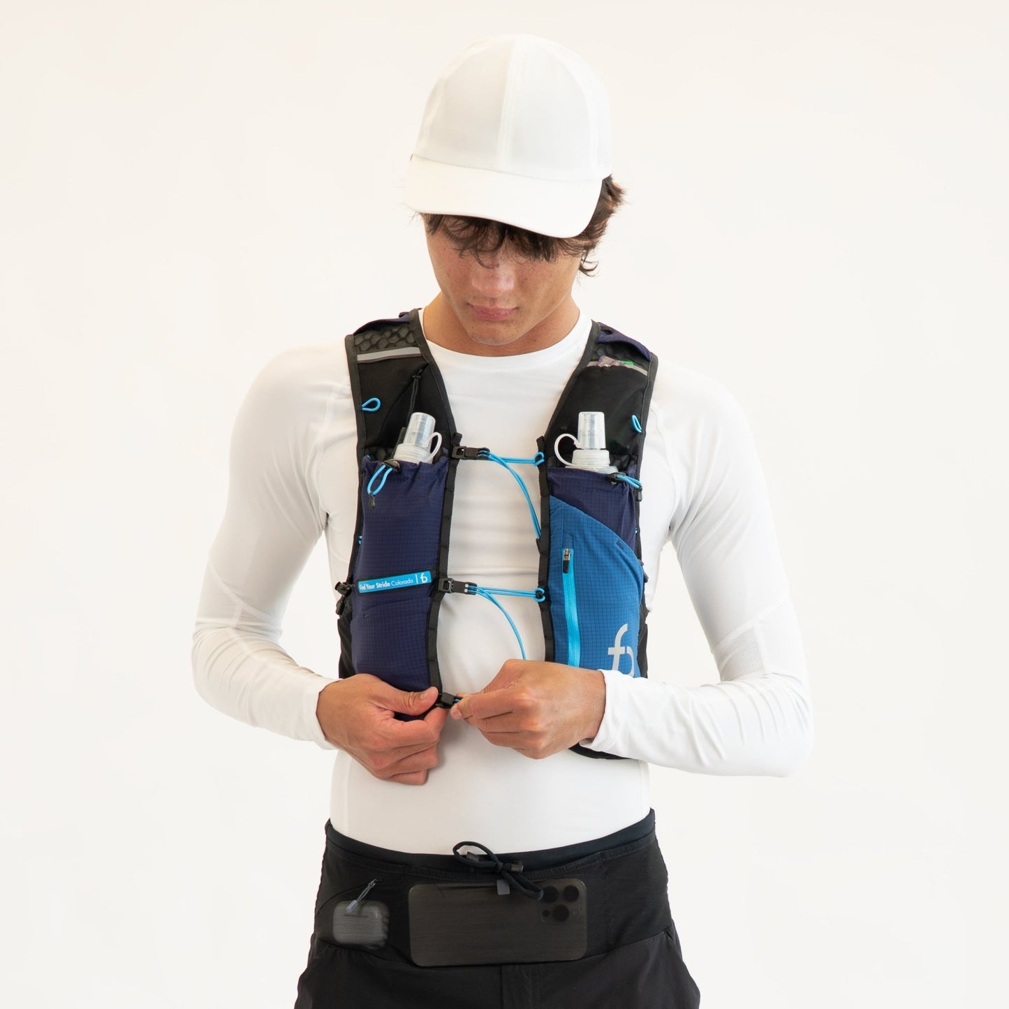 Tahoe Hydration Vest - FBTHV1 - PNV - S - Phantom - Navy - S - FlipBelt Sweden