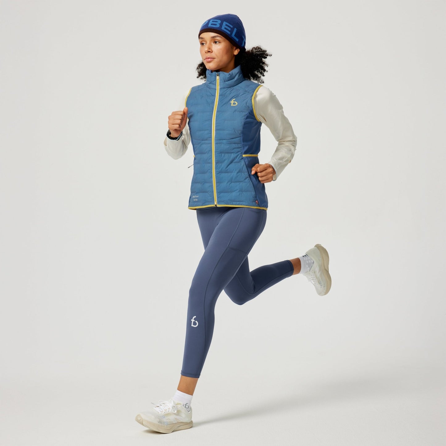 Women’s Alpine Insulated Vest – Lätt och varm väst för vinterlöpning - FBWRV1-DHZ-XS - Dusken Horizon - XS - FlipBelt Sweden