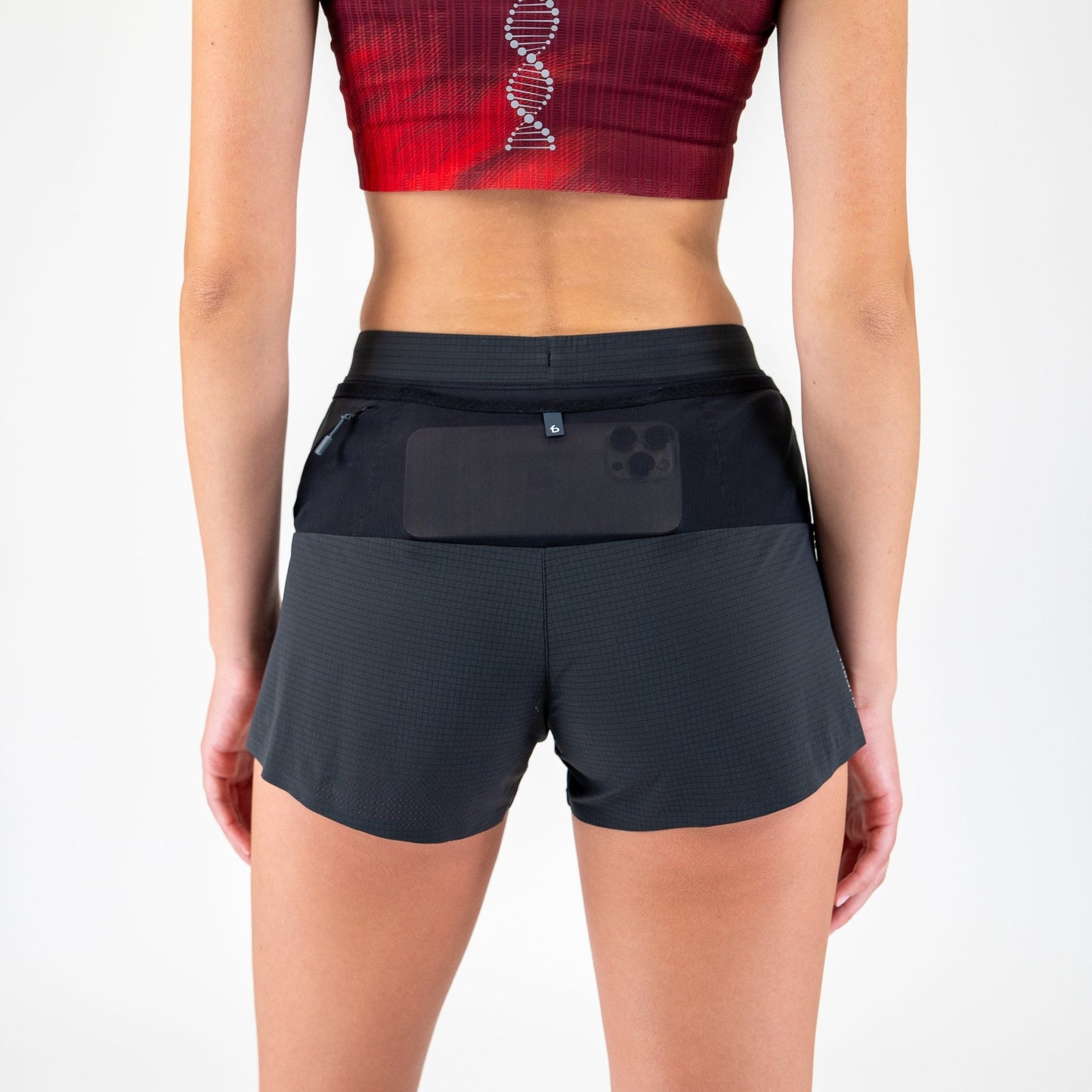 Women's Elite Running Shorts - FBRS53 - BLK - XS - Black - XS - FlipBelt Sweden
