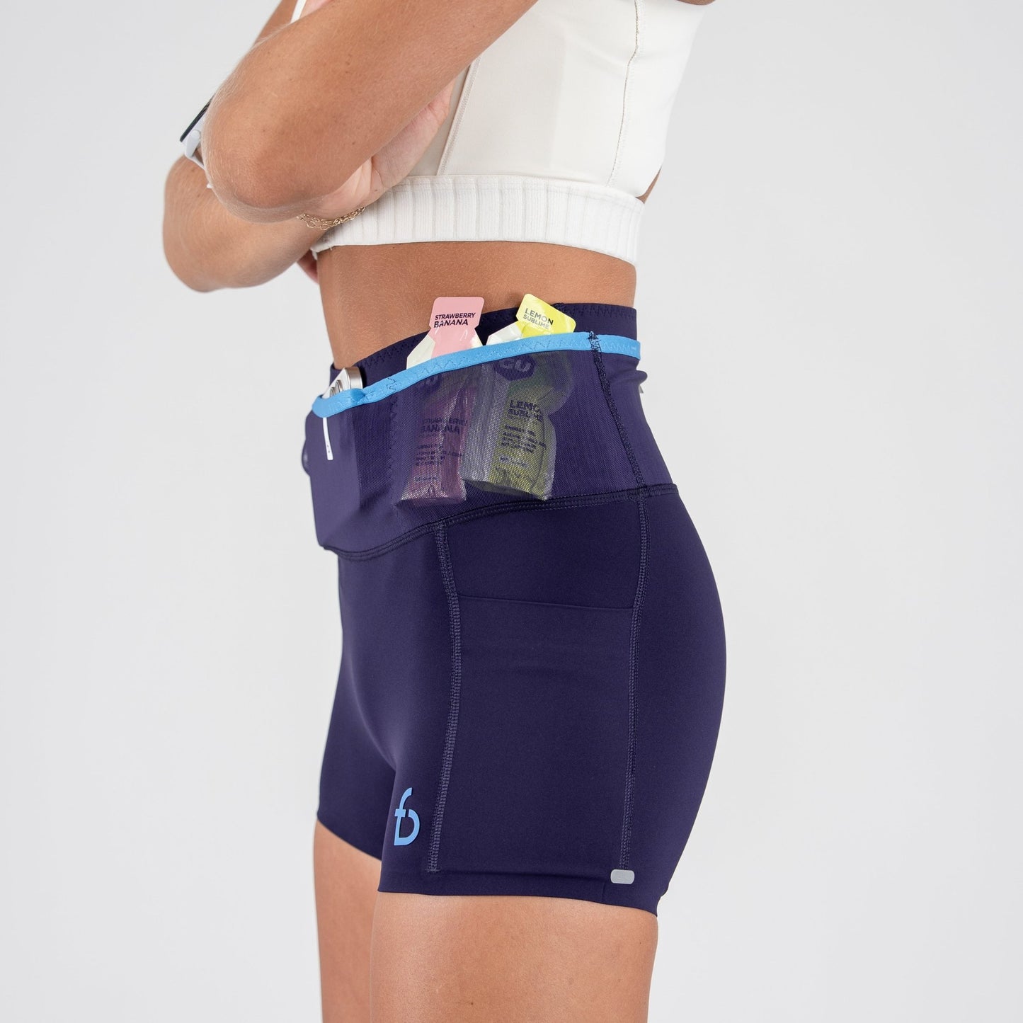 Women's Ouray Compression Shorts - FBCS37 - DRK - XS - Dark - Knight - XS - FlipBelt Sweden