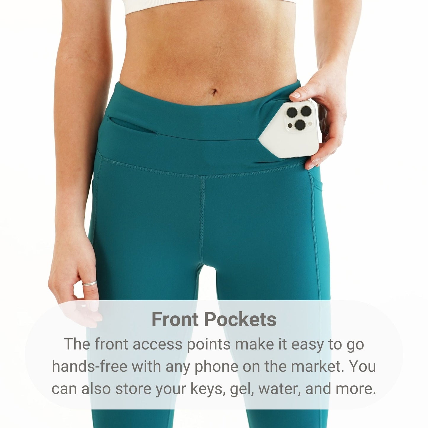 Women's Thermal Leggings - FBLG11 - FDJ - XS - FADED JADE - XS - FlipBelt Sweden