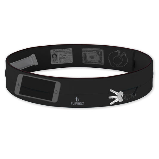 FlipBelt Classic - FB0114 - BLK - XS - BLACK - XS - FlipBelt Sweden
