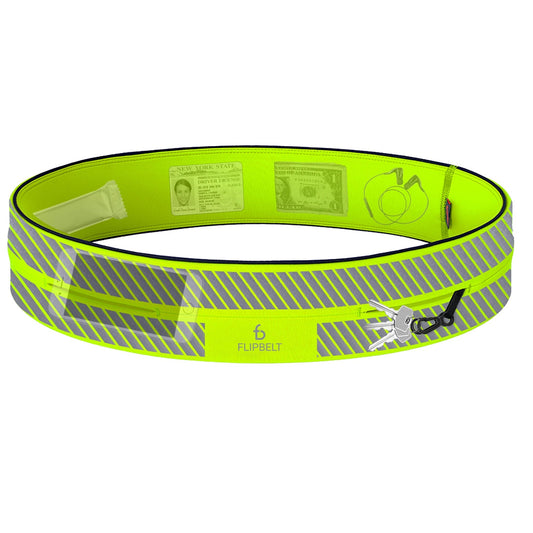 FlipBelt Classic Reflective - FB0130 - NEOY - XS - REFLECTIVE YELLOW - XS - FlipBelt Sweden