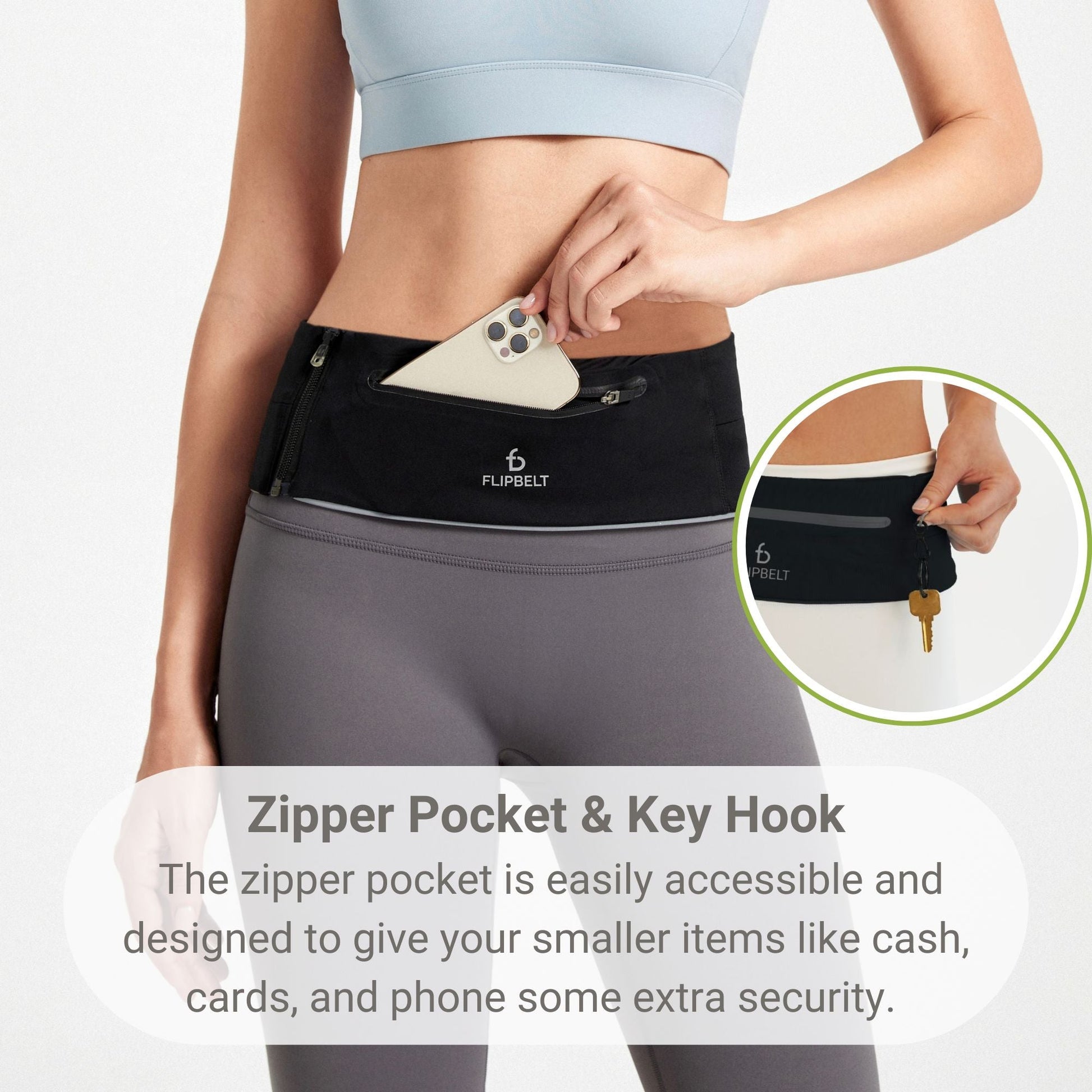 FlipBelt Elite - FB0300 - BLK - XS - XS - FlipBelt Sweden