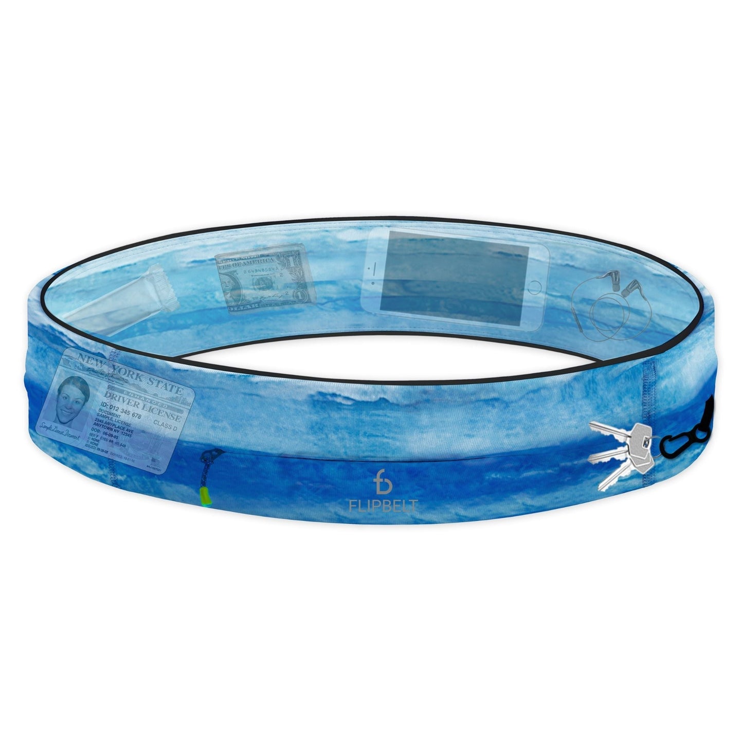 FlipBelt Zipper - FB0200 - SYB - XS - SAYRAM BLUE - XS - FlipBelt Sweden