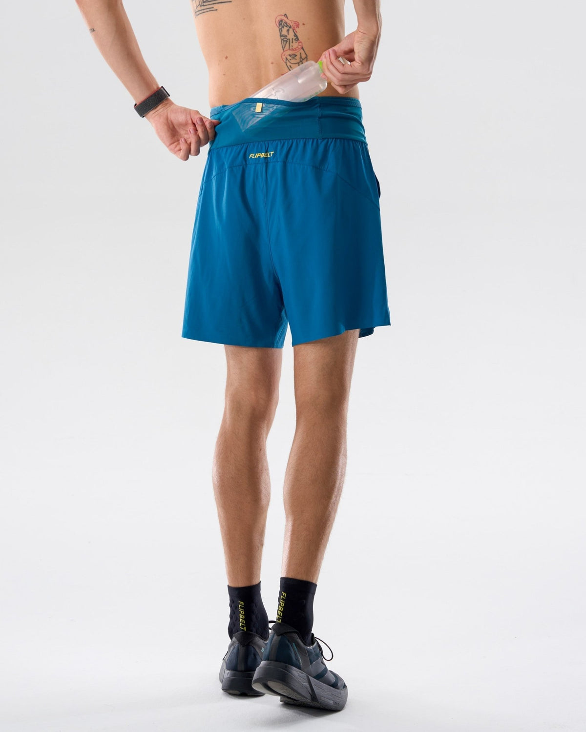 Men's Air Running Shorts - 6SMRS4-LTL-XS - Lagoon-Teal - XS - FlipBelt Sweden