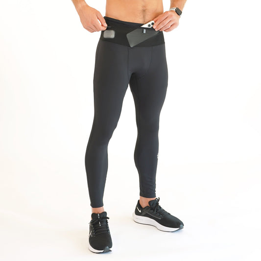 Men's Air Thermal Compression Pants - FBCL11-BLK-XS - XS - FlipBelt Sweden