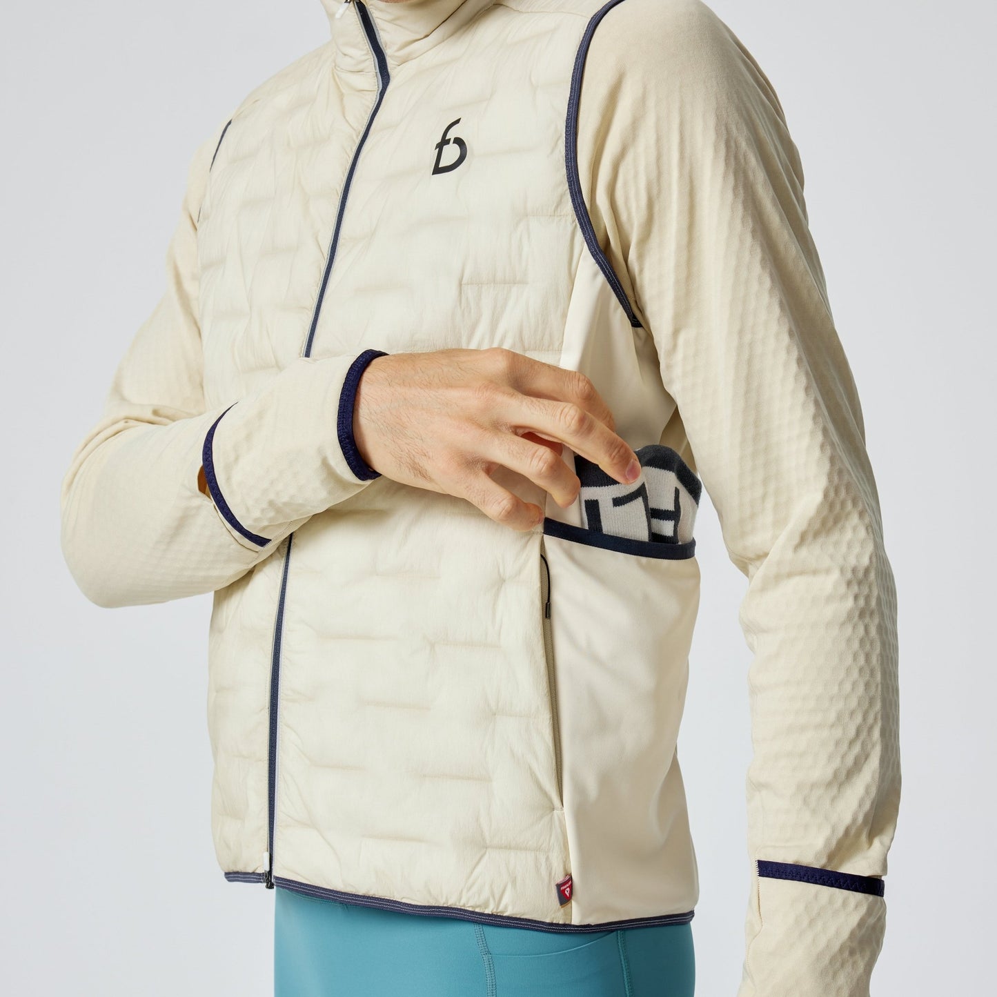 Men's Alpine Insulated Vest - FBMRV1-FRS-XS - Frosted Slate - XS - FlipBelt Sweden