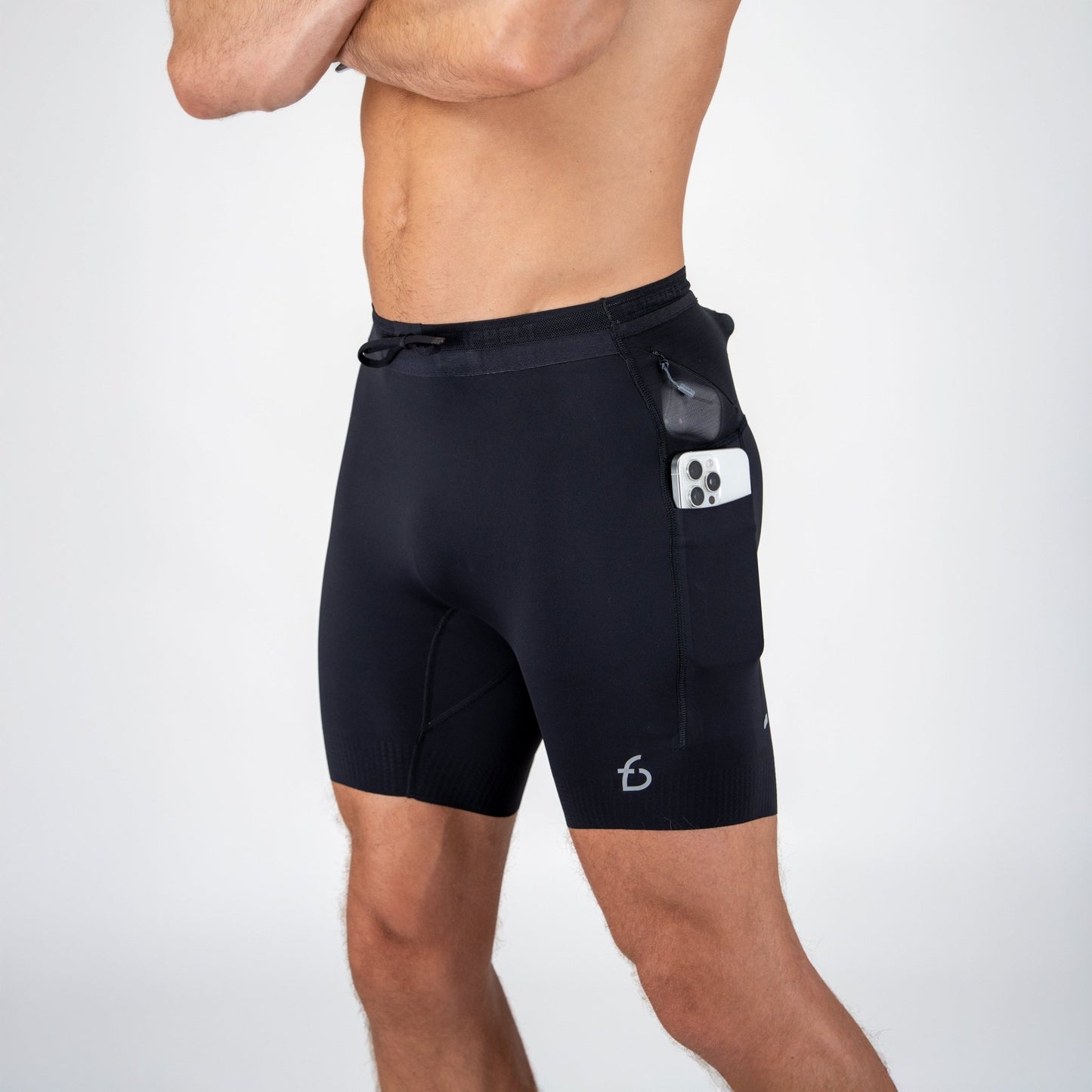 Men's Compression Shorts Elite - FBMCS4 - BLK - XS - Black - XS - FlipBelt Sweden