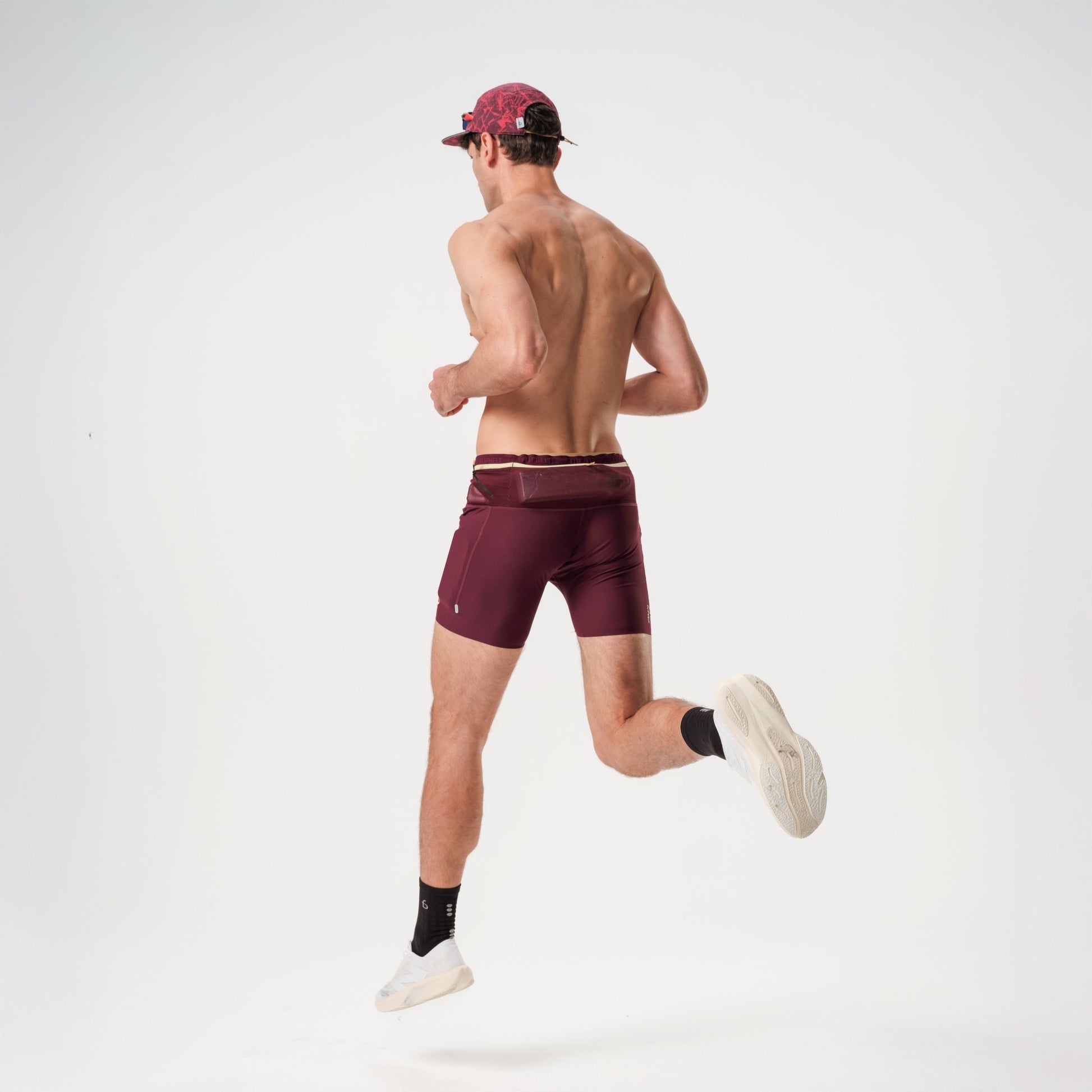 Men's Compression Shorts Elite - FBMCS4 - MRD - XS - Maroon - Red - XS - FlipBelt Sweden