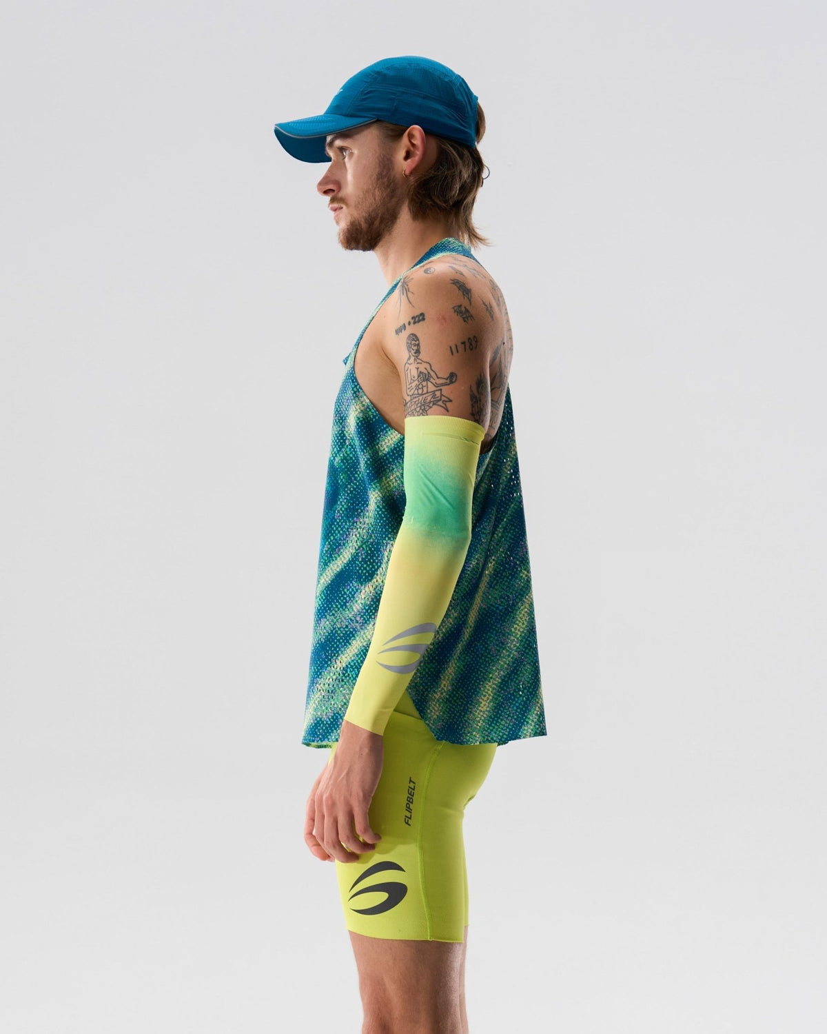 Men's Marathon Mesh Tank - 6SMSG4-DBL-XS - Digital-Blue - XS - FlipBelt Sweden