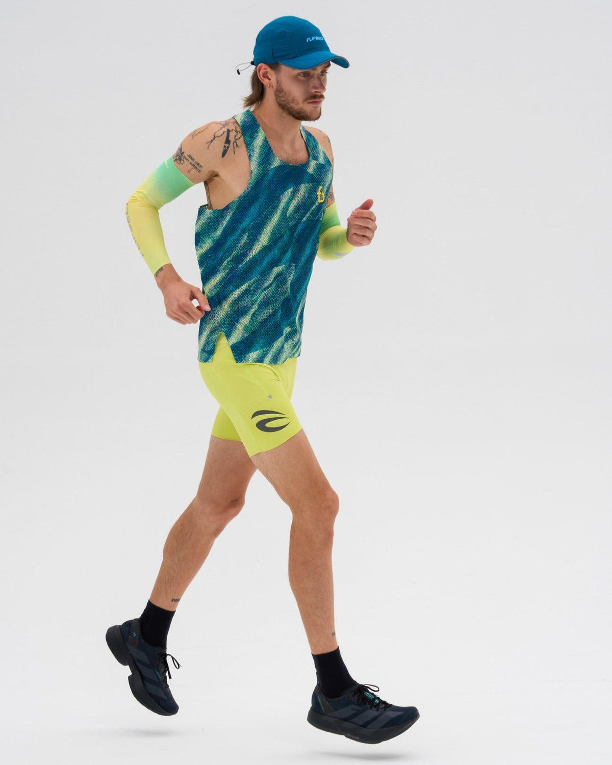 Men's Marathon Mesh Tank - 6SMSG4-DBL-XS - Digital-Blue - XS - FlipBelt Sweden