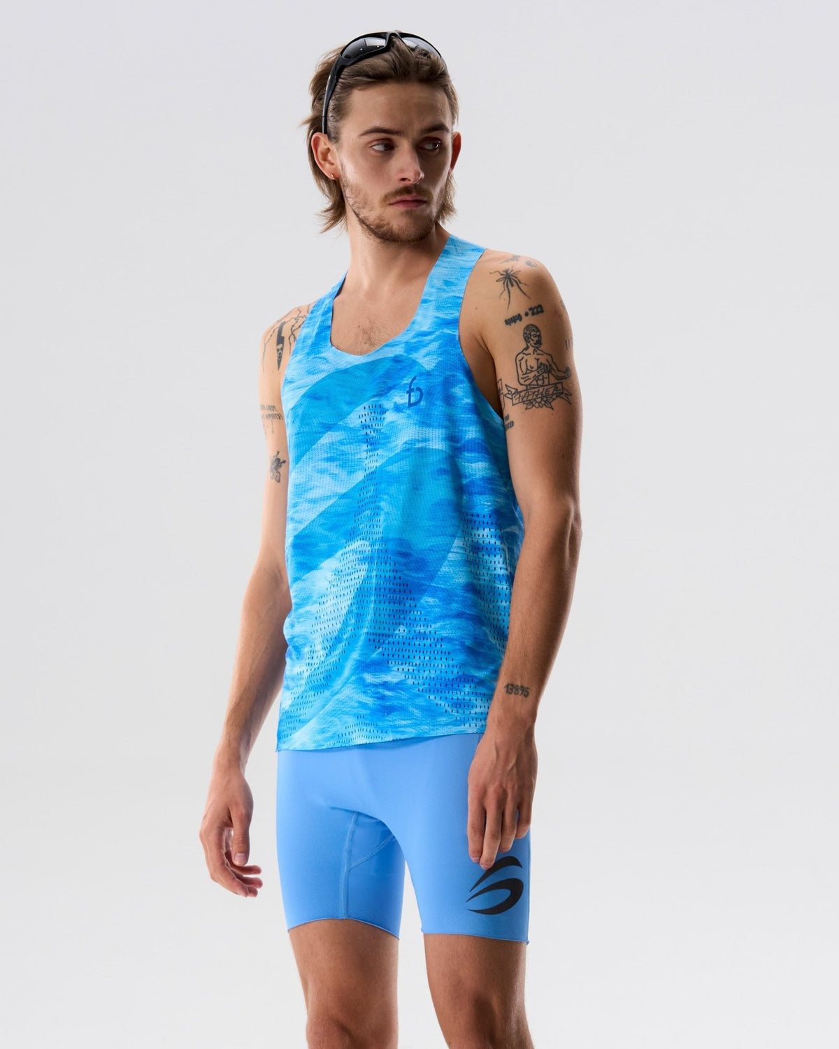 Men's Marathon Mesh Tank - 6SMSG4-OCM-XS - Ocean-Camo - XS - FlipBelt Sweden