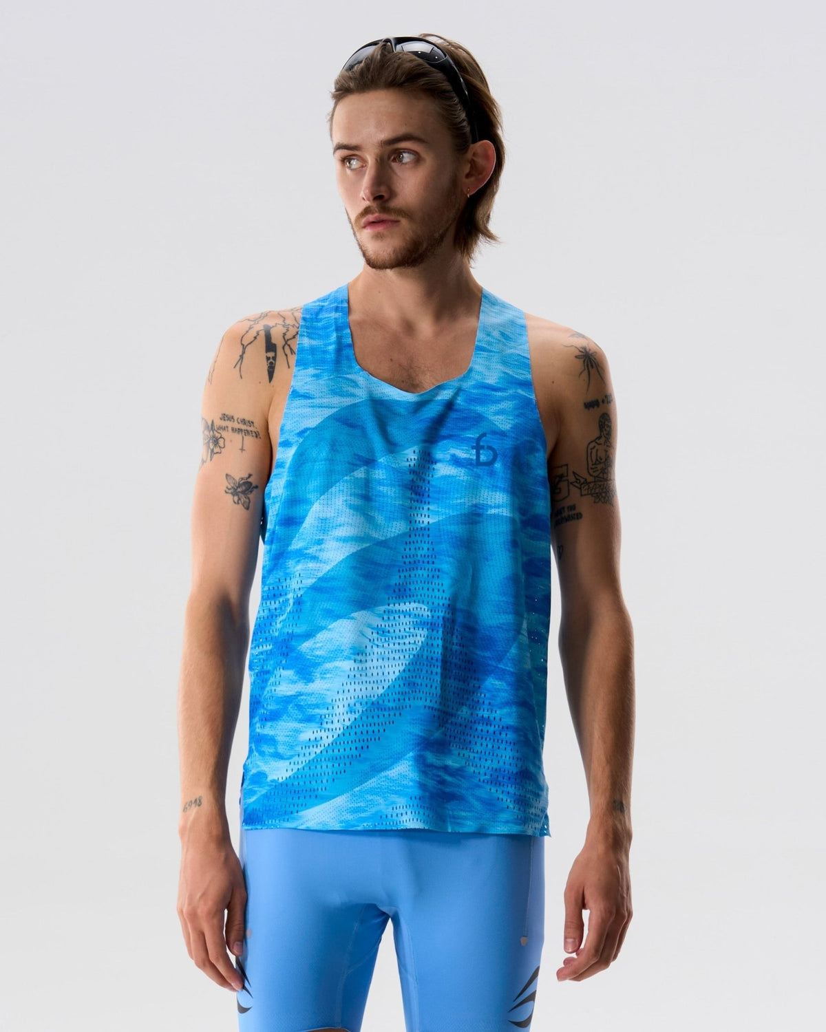 Men's Marathon Mesh Tank - 6SMSG4-OCM-XS - Ocean-Camo - XS - FlipBelt Sweden
