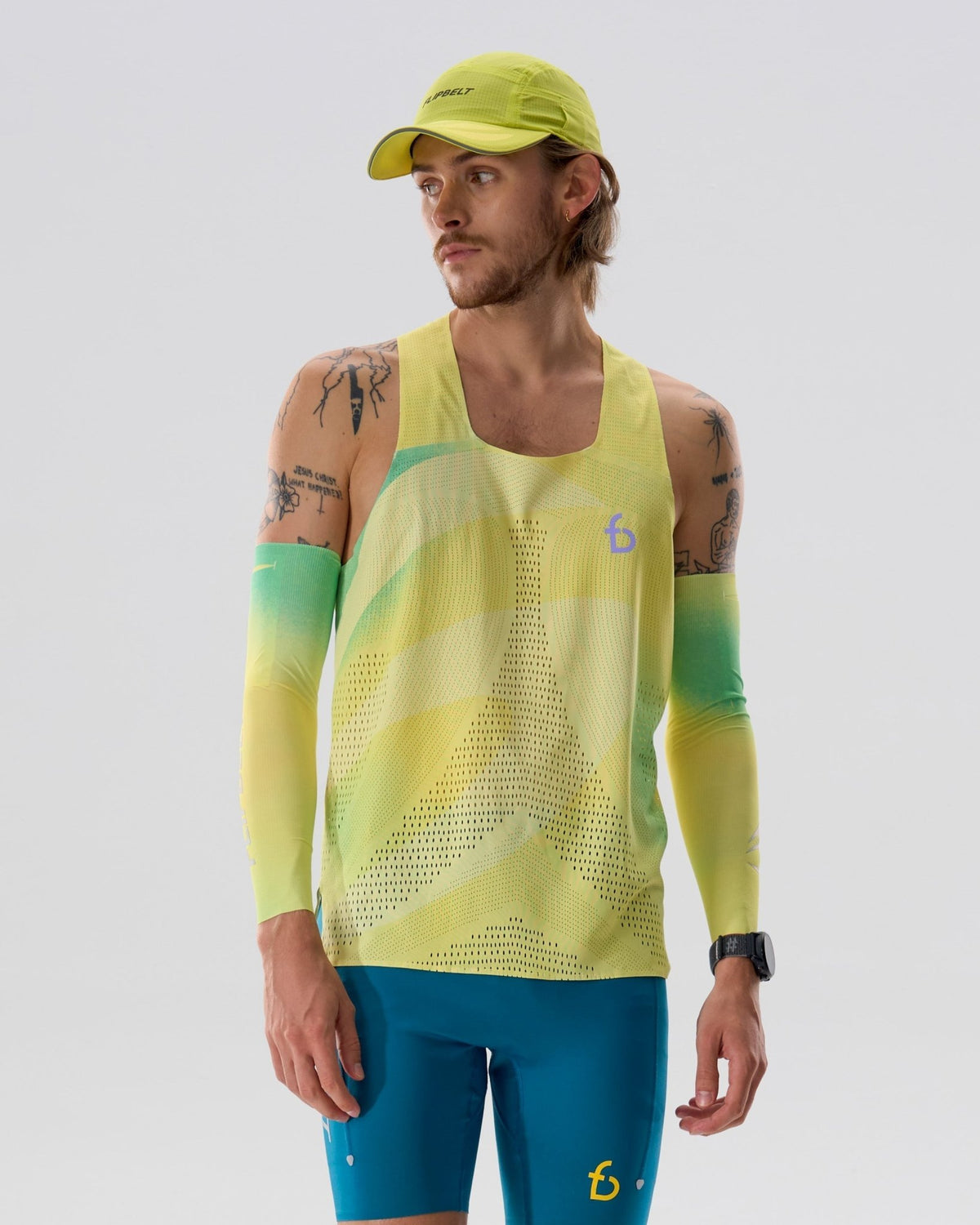 Men's Marathon Mesh Tank - 6SMSG4-SBD-XS - Spring-Bud - XS - FlipBelt Sweden