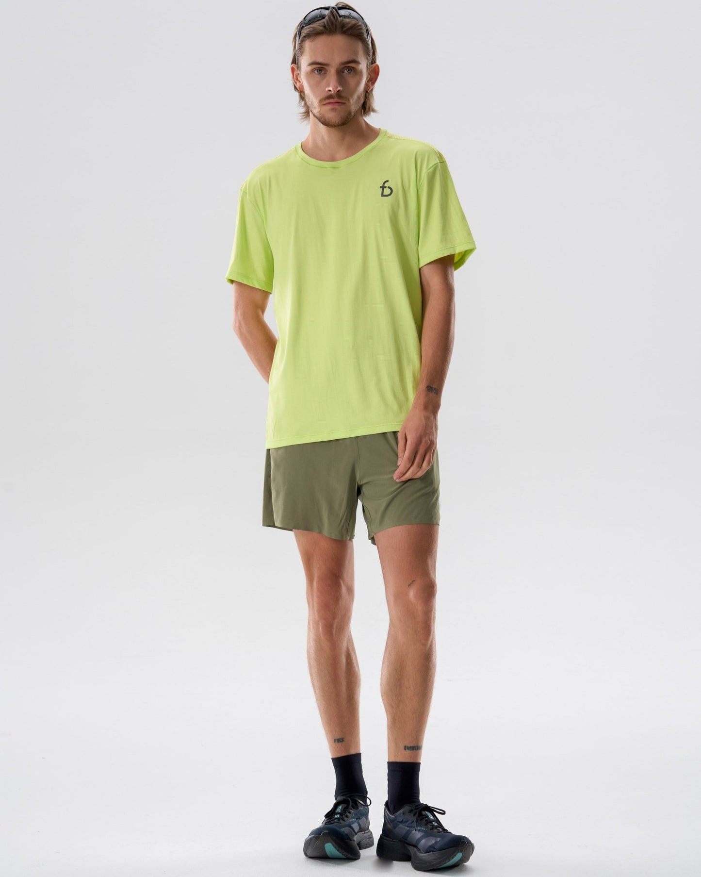 Men's Running Short Sleeve - FBCT03-BLK-XS - Black - XS - FlipBelt Sweden