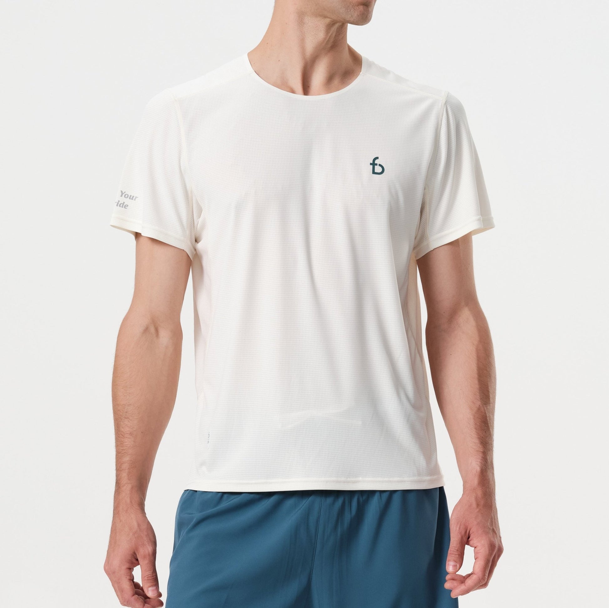 Men's Running Short Sleeve - FBCT03 - WWH - XS - Whisper - White - XS - FlipBelt Sweden