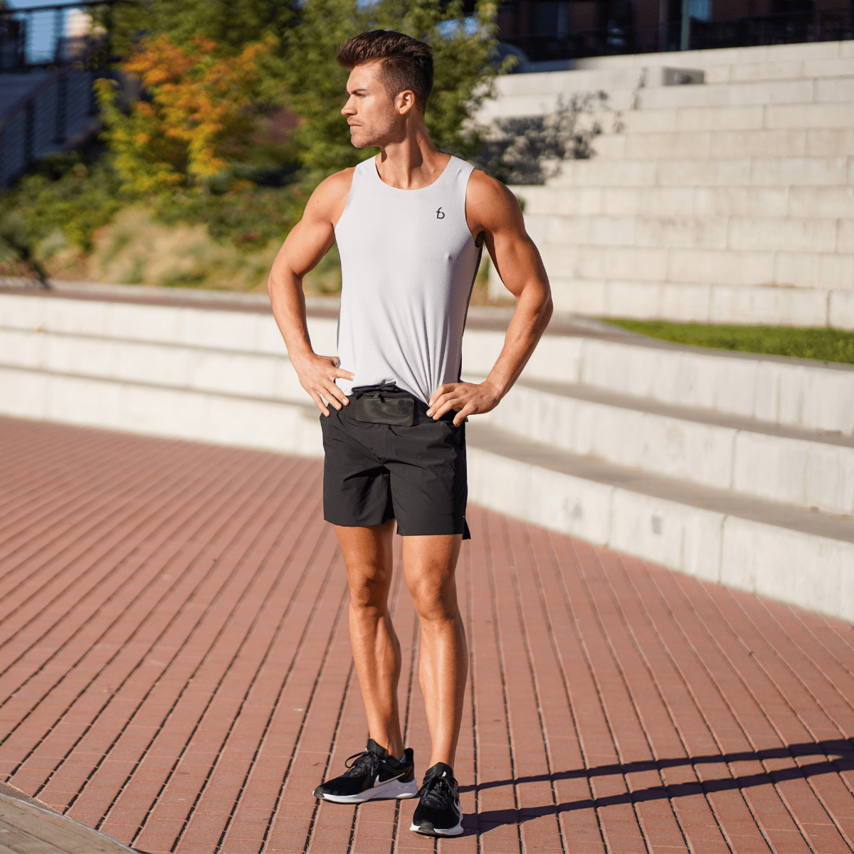 Men's Running Shorts - FBMS10 - BLK - XS - XS - Black - FlipBelt Sweden