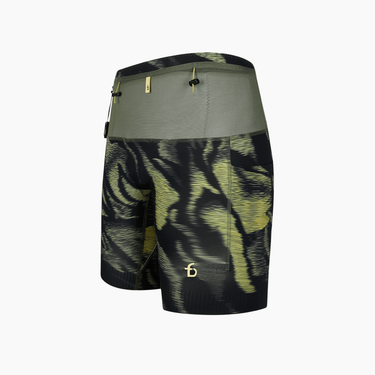 Men's Trail Run Compression Shorts - FBMCST-PNB-XS - Pinnacle Black - XS - FlipBelt Sweden