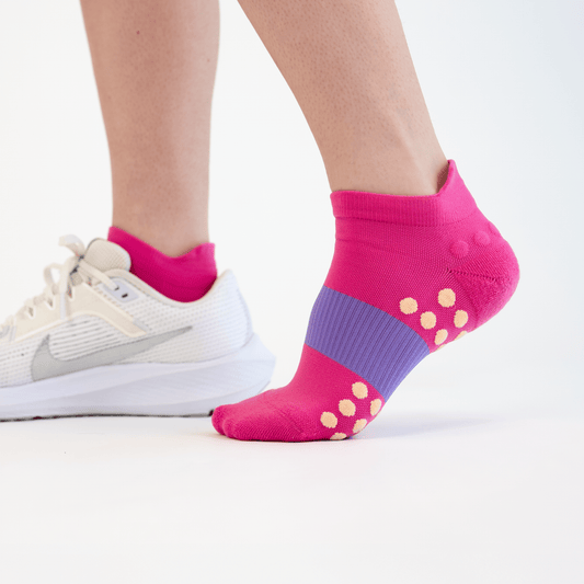 Performance Low Cut Socks - FBSK04-FLF-S - Flamingo Fizz - Small - FlipBelt Sweden