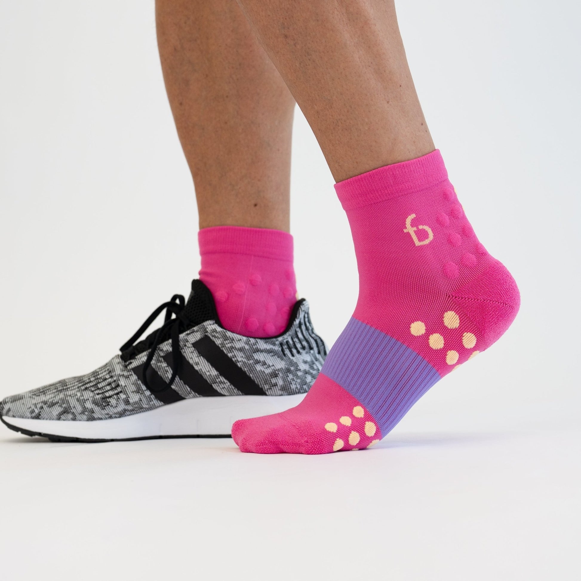 Performance Quarter Cut Running Socks - FBSK03 - FLF - S - Flamingo - Fizz - S - FlipBelt Sweden