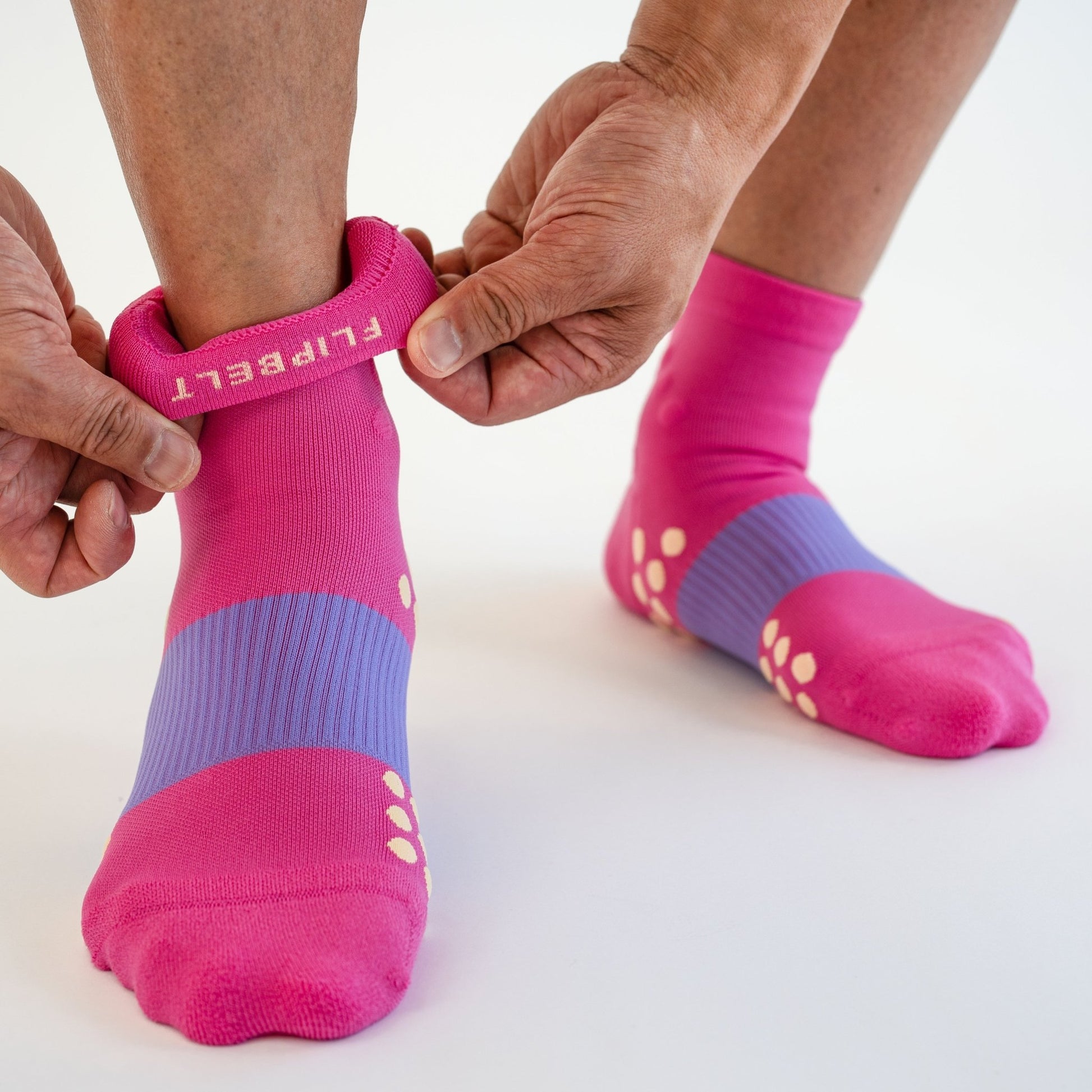 Performance Quarter Cut Running Socks - FBSK03 - FLF - S - Flamingo - Fizz - S - FlipBelt Sweden