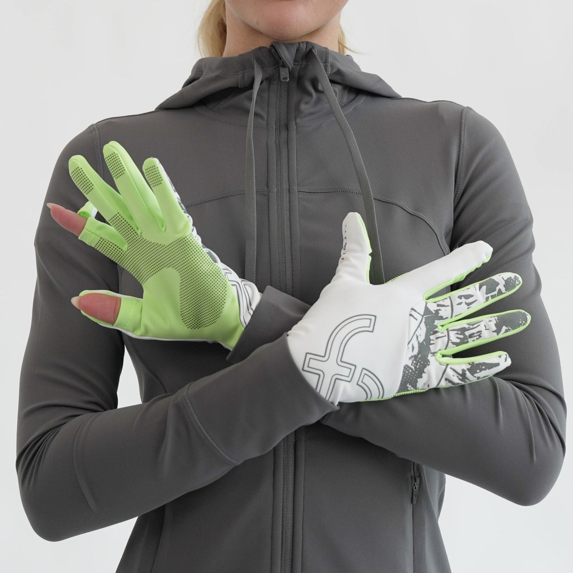 Running Gloves - FBRG02 - KLM - S - Key Lime - S - FlipBelt Sweden
