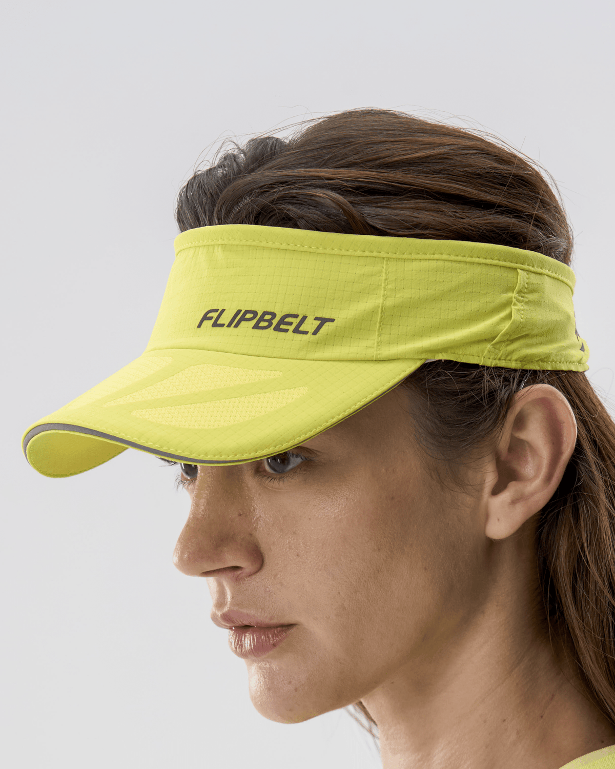 Running Visor - 6YUVI4-LYL-OS - Lemon-Yellow - FlipBelt Sweden