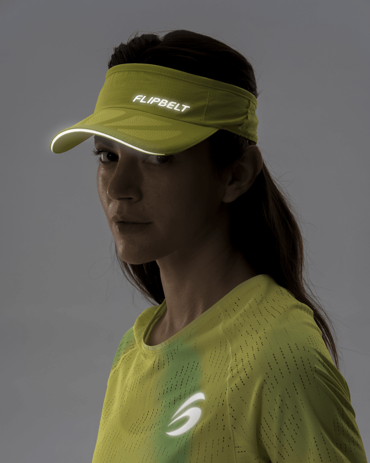 Running Visor - 6YUVI4-LYL-OS - Lemon-Yellow - FlipBelt Sweden