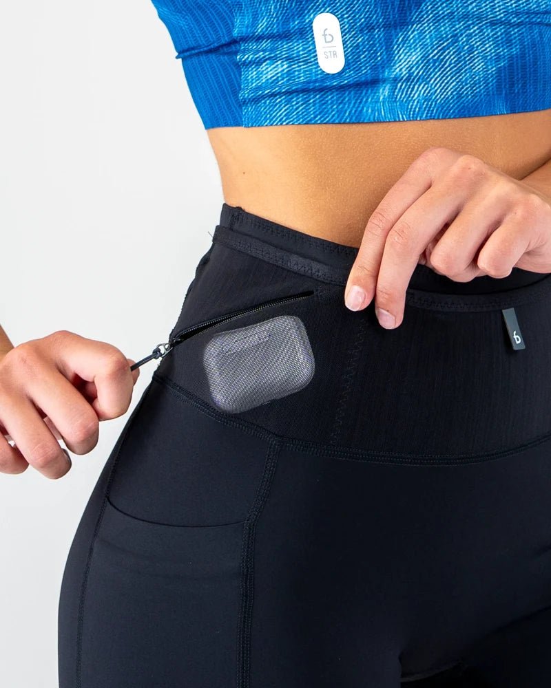 Women's 3" Ouray Compression Short - FBCS33-BLK-XS - Black - XS - FlipBelt Sweden