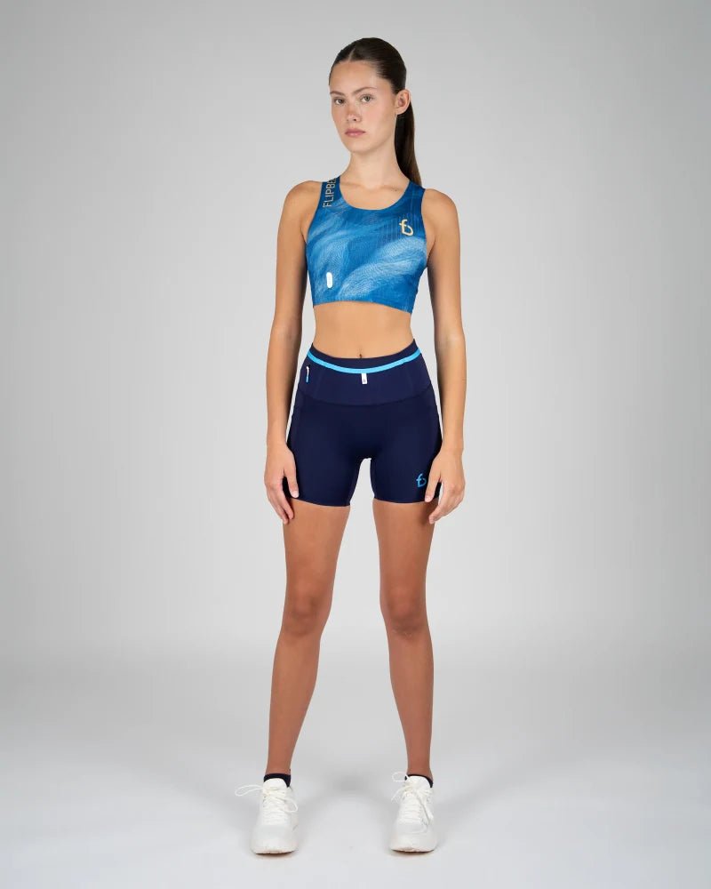 Women's 6" Ouray Compression Short - FBCS36-DRK-XS - Dark Knight - XS - FlipBelt Sweden