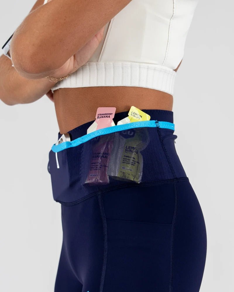 Women's 6" Ouray Compression Short - FBCS36-GBL-XS - Glacier Blue - XS - FlipBelt Sweden