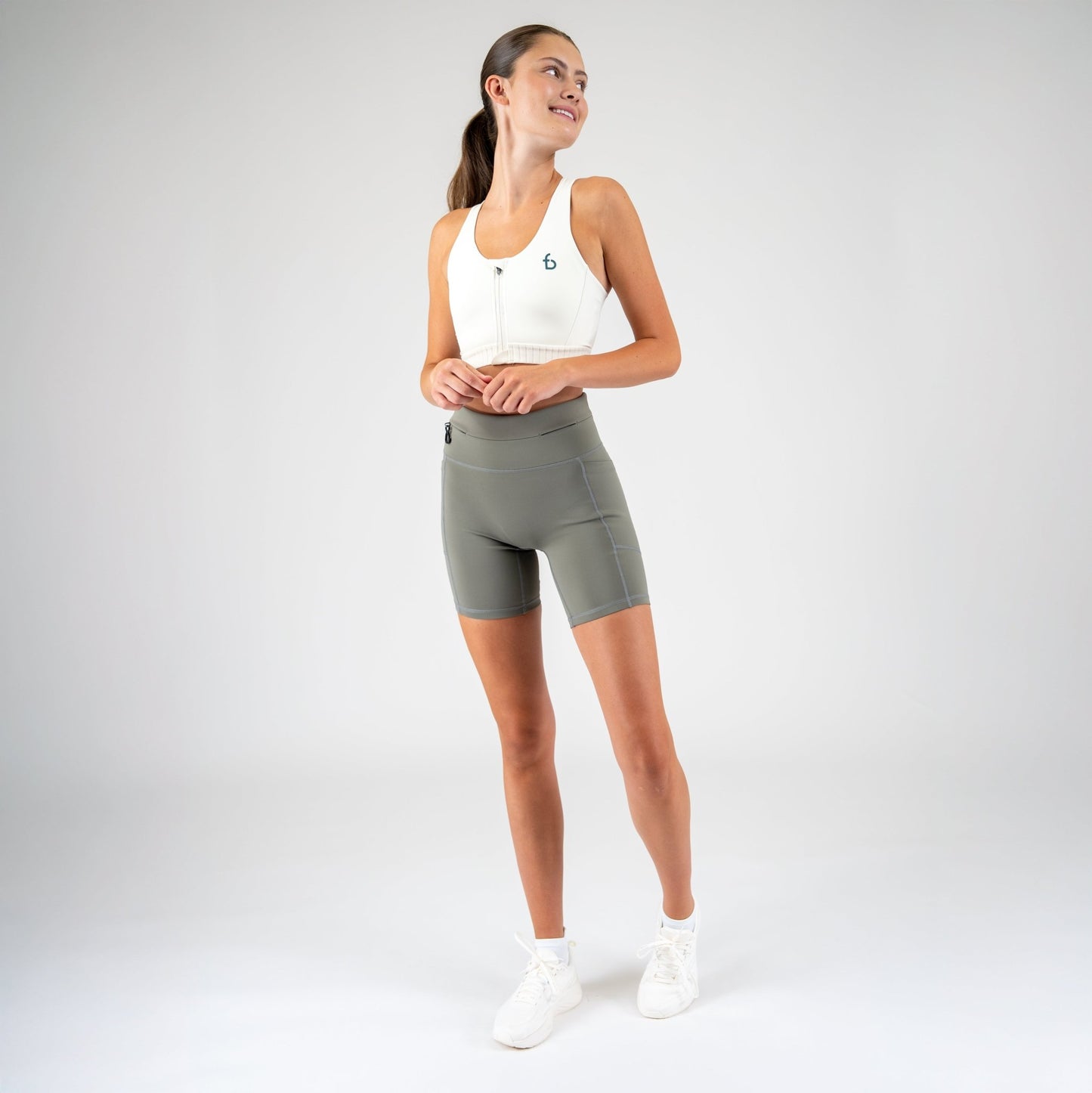 Women's Compression Shorts - FBCS23-SAR-XS - Soft Army - XS - FlipBelt Sweden
