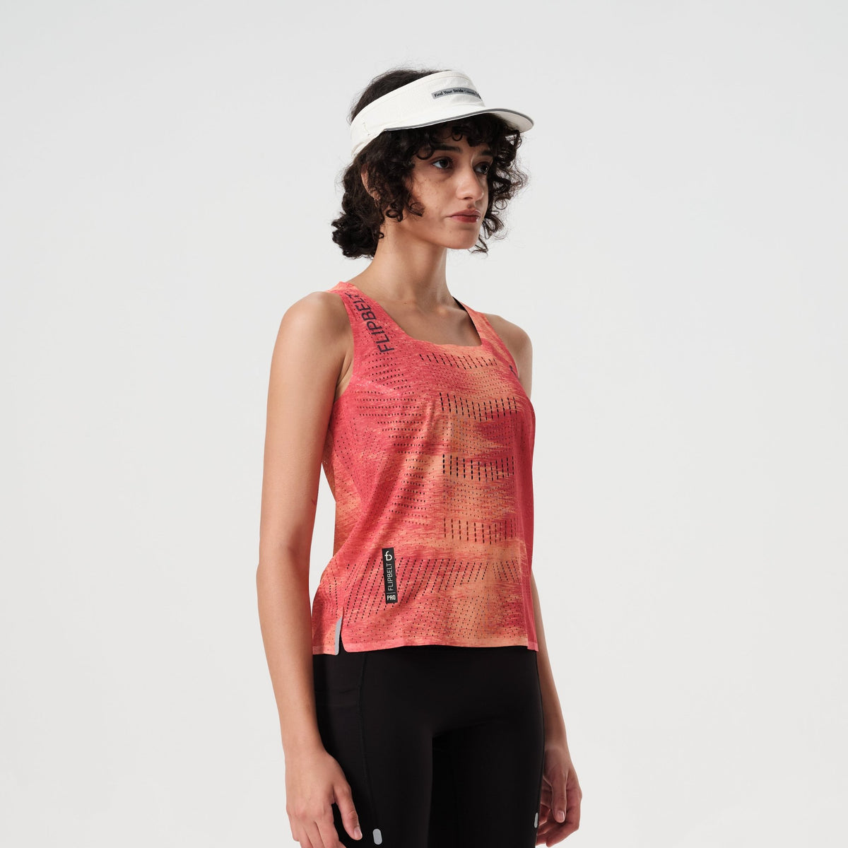 Women's Marathon Tank - FBSG11-LRD-XS - Lava Red - XS - FlipBelt Sweden